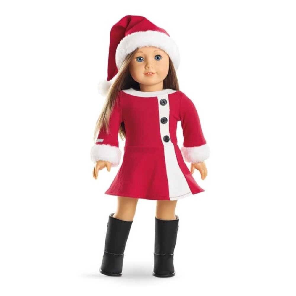 American Girl Doll Truly Me Santa's Helper Dress Outfit for 18" Doll No Hat‎